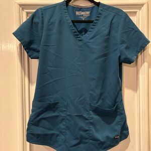 Grey’s Anatomy Scrubs Teal V-Neck Women's Top